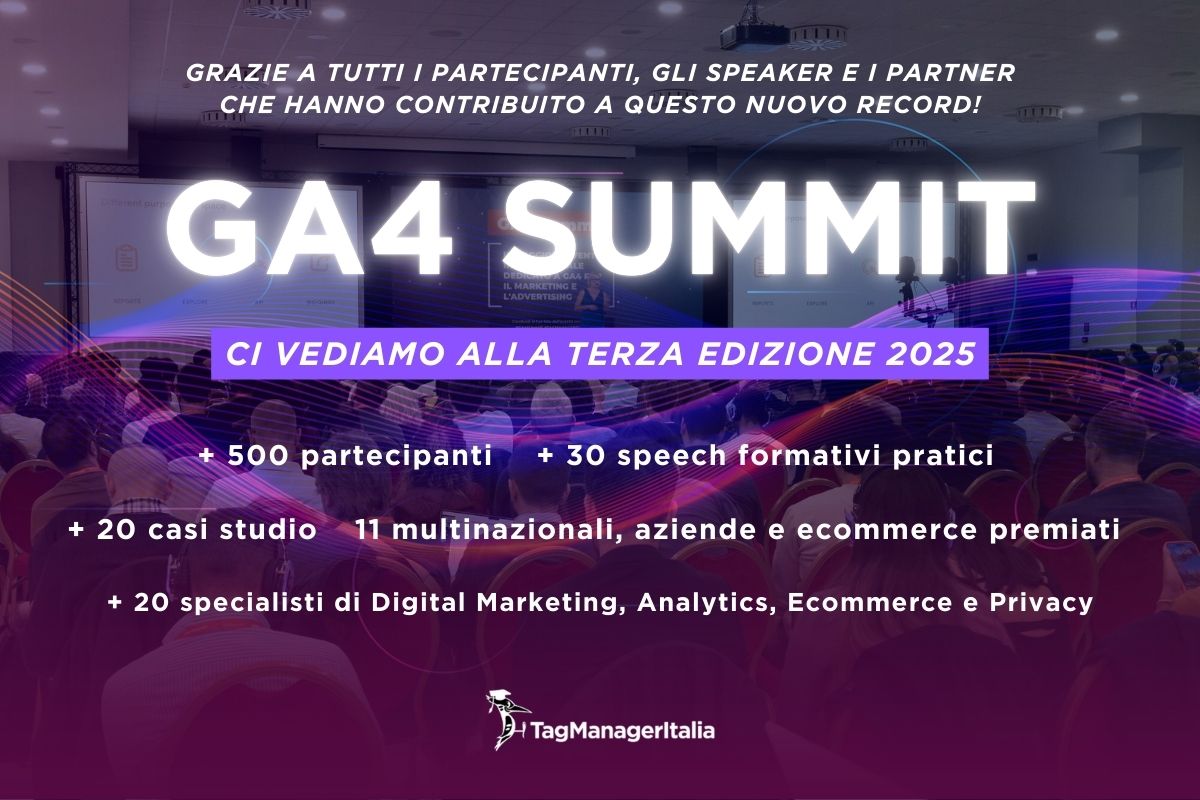 GA4 Summit 2024 - Priority List videoregistrazioni